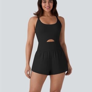 Black Cutout Romper
